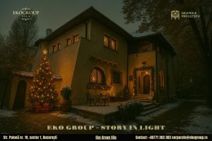 Poveste de Crăciun în Stilul Anilor ’30: Eleganța și Nostalgia Casei Tătărăscu, Acum Eko Group Vila